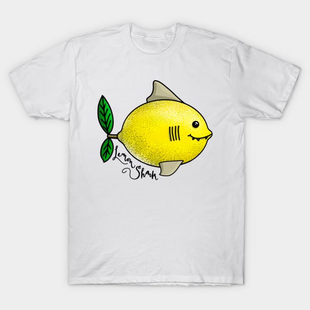 Lemon Shark T-Shirt by thecurlyredhead